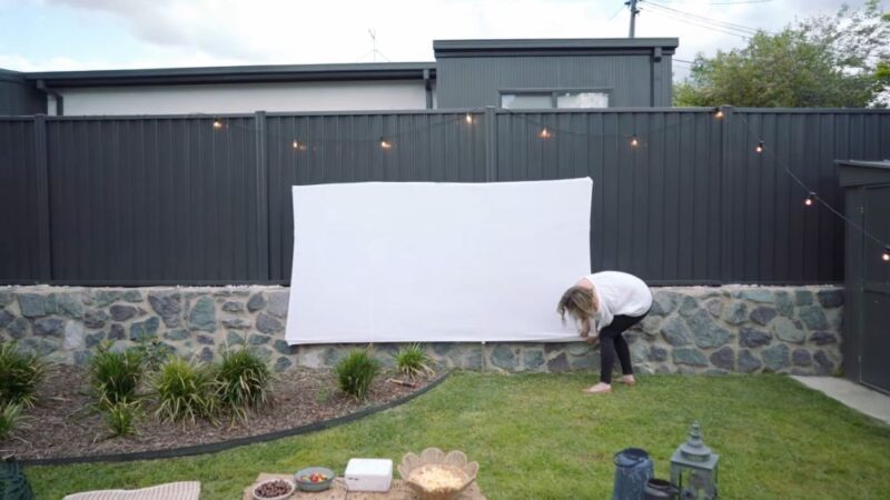 Choosing your space for outdoor cinema